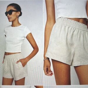 Reformation Mila Linen Short